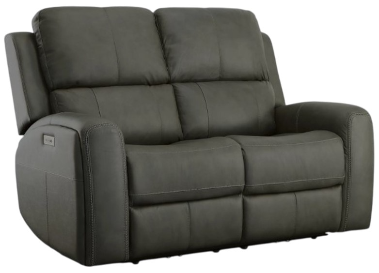 Sale  L1 ヴィンテージ  ソリッド　コンパクトチェア Timmons Leather Power Reclining Loveseat with Power Headrest