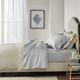 Olliix by Madison Park 600 Thread Count Light Grey Split King 100% Pima Cotton Sheet Set-4