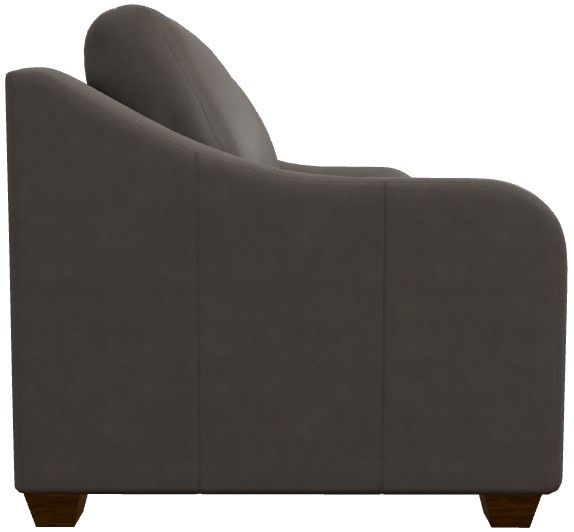 La-Z-Boy® Charlie Greystone Leather Apartment-Size Sofa-3