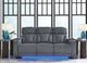 Signature Design by Ashley® Forest Lake Steel Power Reclining Sofa with Adjustable Headrest-2