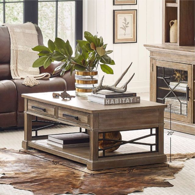 Parker House® Sundance Sandstone Cocktail Table-1