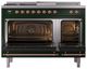 Ilve® Nostalgie II Series 48" Emerald Green Pro Style Dual Fuel Range-4