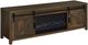 Coaster® Enfield Dark Pine Fireplace Media Console TV Stand-0