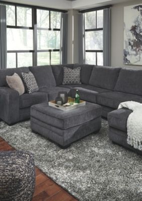 Benchcraft® Tracling Slate Oversized Accent Ottoman-3