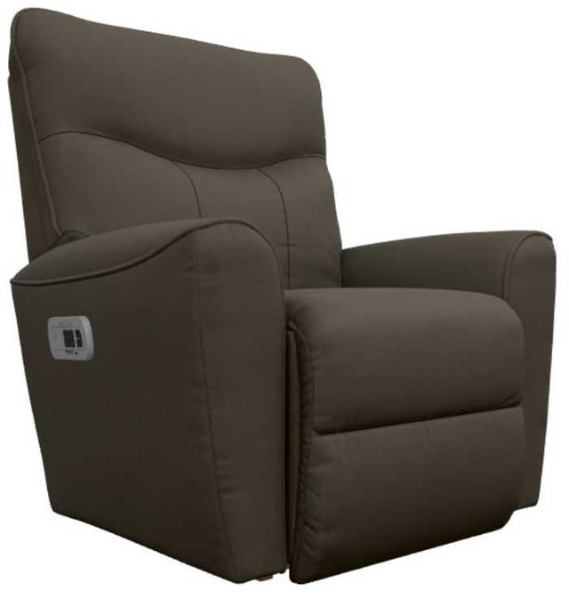 La-Z-Boy® Belmont Mineral Leather Power Rocking Recliner with Headrest-0