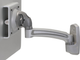 Chief® Kontour™ Silver K2W Single Monitor Wall Mount Swing Arm-1