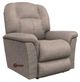 La-Z-Boy® Jasper Stone Leather Manual Rocking Recliner-0