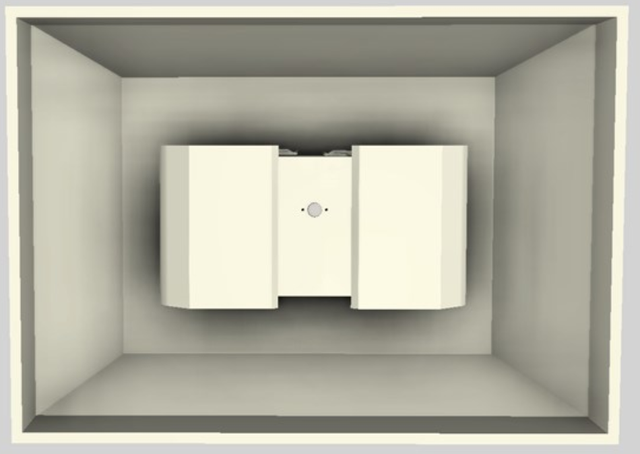 Vent-A-Hood® 42" Biscuit Euro-Style Island Range Hood-2