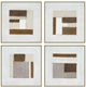 Crestview Collection Whitfield 4-Piece Wall Art Set-0