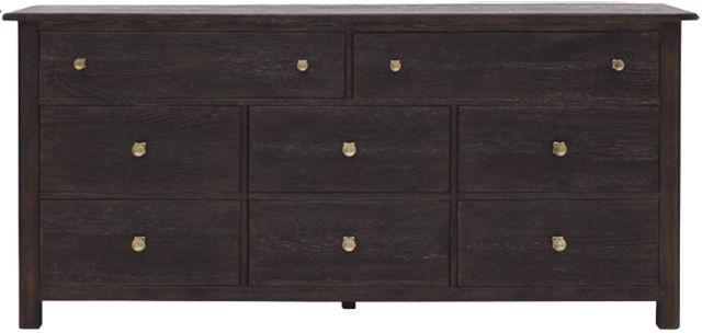 Hooker® Furniture Driftwood Burnt Timber 8-Drawer Dresser-1