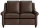 Bassett® Furniture Customizable Magnificen Leather Slope Arm Power Reclining Loveseat-1