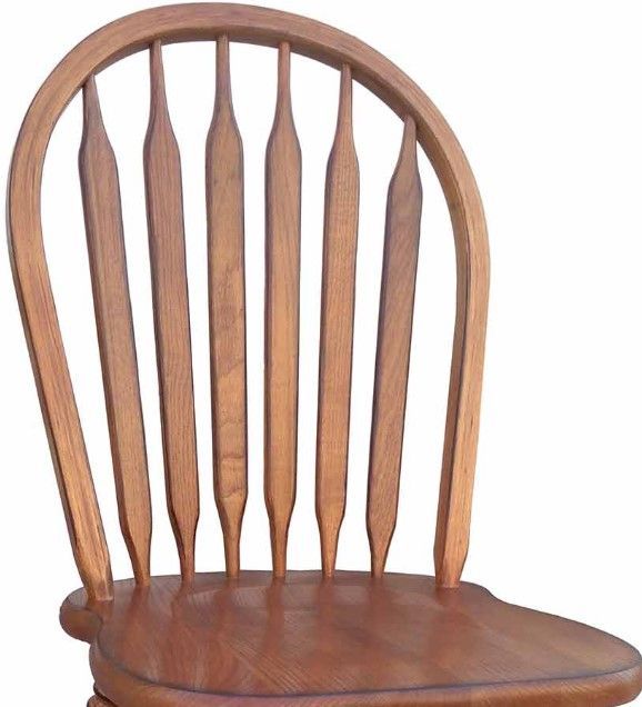TEI Country Burnished Walnut Side Chair-2