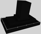 Vent-A-Hood® 54" Black Contemporary Island Range Hood-4