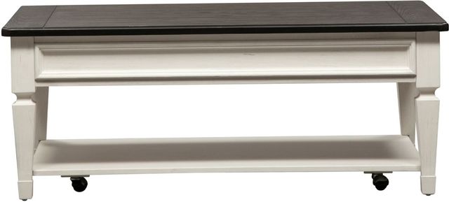 Liberty Furniture Allyson Park 3-Piece Charcoal/Wirebrushed White Occasional Set-3