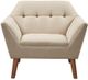 Olliix by INK+IVY Newport Beige 37"W x 29.5"D x 31.5"H Lounge Chair-0