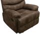 American Wholesale Furniture Lucas Chocolate Manual Glider Recliner-1