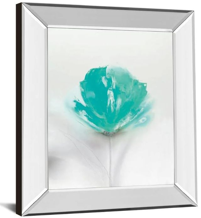 Classy Art Aqua Sorbet 1 by Jane Prior Mirror Framed Wall Art-1