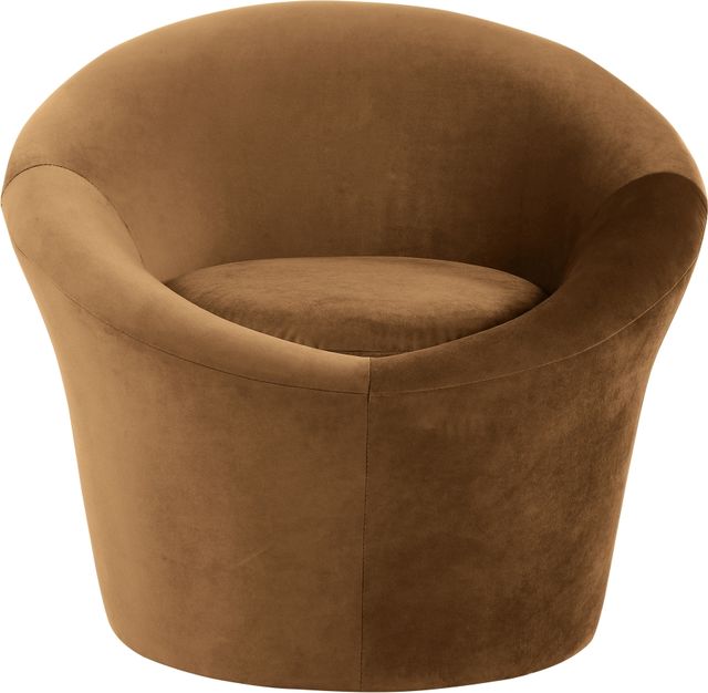 Meridian Furniture Tristan Saddle Velvet Upholstered Accent Chair-1
