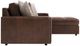 Bernhardt Nest Bernhardt Living 2-Piece Brown Leather Right-Arm Facing Sectional-3