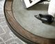 Hammary® Graystone Rustic Dark Cocktail Table with Wrought Iron Metal Base-2