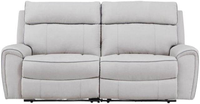 Signature Design by Ashley® Social Pointe 2-Piece Ash/Pearl Power Reclining Small Spaced Sectional-0