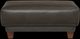 La-Z-Boy® Draper Pewter Leather Ottoman-1