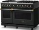 Viking® 5 Series 48" Antique Bronze Pro Style Dual Fuel (NG) Range with Brushed Brass Trim-3