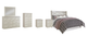 Signature Design by Ashley® Dreamur 6-Piece Champagne Queen Panel Headboard Set-0