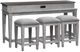Liberty Furniture Heartland 4-Piece Antique White/Tobacco Occasional Table Set-0