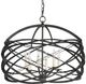Currey & Company Horatio Black Iron Chandelier-0