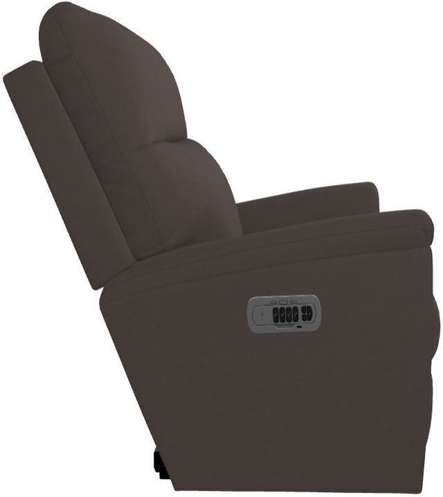 La-Z-Boy® Norton Walnut Leather Power Wall Recliner with Headrest and Lumbar-3