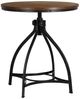 Powell® Haywood 5-Piece Black/Brown Round Bar Table Set-4