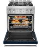 KitchenAid® 30" Ink Blue Smart Pro Style Gas Range-2