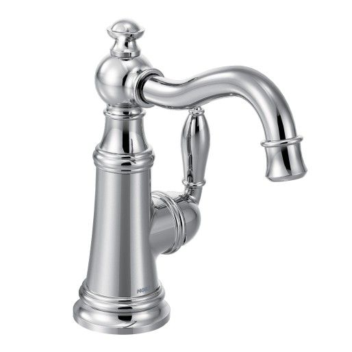 Moen® Weymouth Chrome One-Handle High Arc Bar Faucet-0
