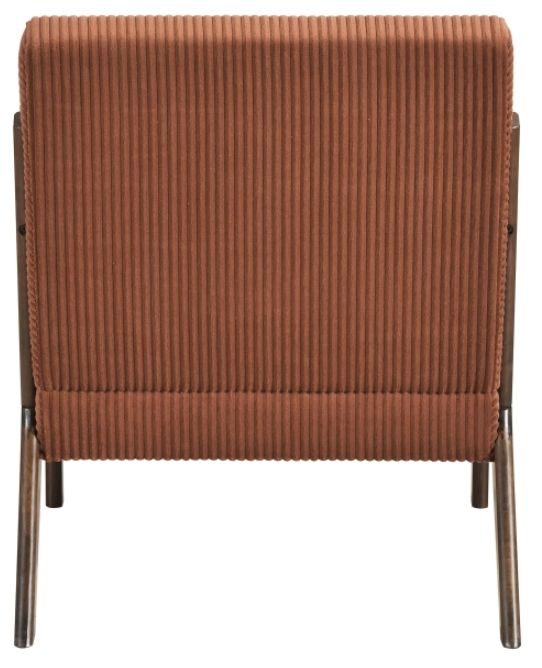 Homelegance® Twill Brown/Orange Accent Chair-4