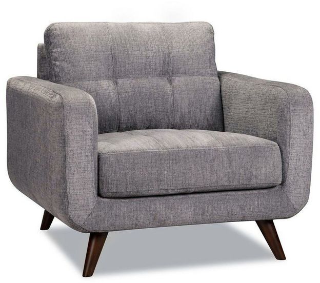 Mazin Furniture Morrison Grey Upholstered Accent Chair-0