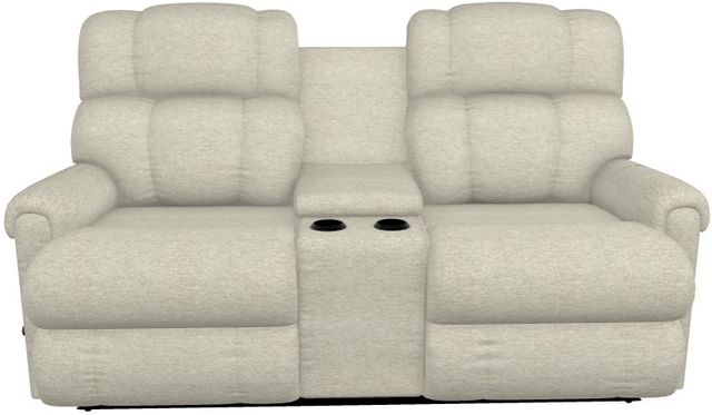La-Z-Boy® Pinnacle Antique Manual Wall Reclining Loveseat with Console-1