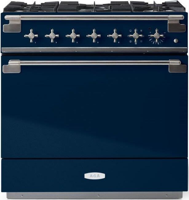 AGA™ Elise 36" Indigo Pro Style Dual Fuel Range-0