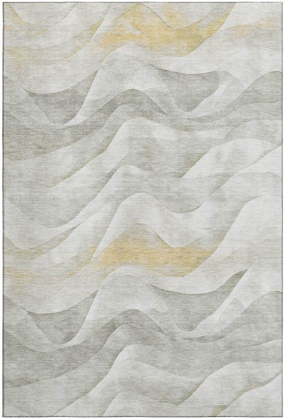 Dalyn™ Rug Company Pacifica Silver 5'x8' Area Rug-0