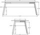 Amisco Customizable Lidya 60" Black Italian Porcelain Rectangular Table-2