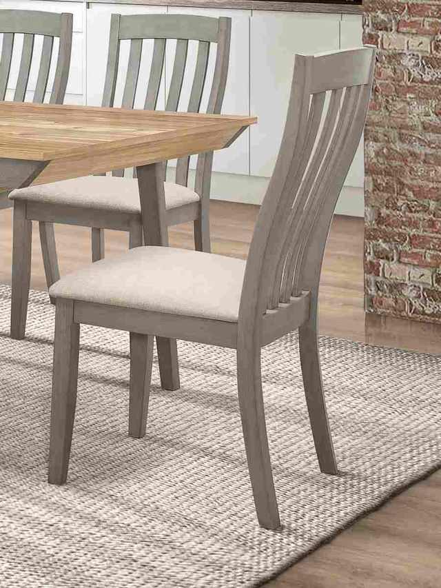 Coaster® Nogales 5-Piece Acacia/Coastal Grey Dining Set-3