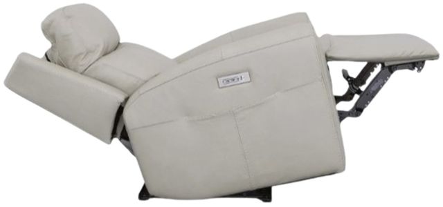 Flexsteel® Barnett Timber Leather Power Recliner with Power Headrest and Lumbar-1
