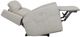 Flexsteel® Barnett Timber Leather Power Recliner with Power Headrest and Lumbar-1