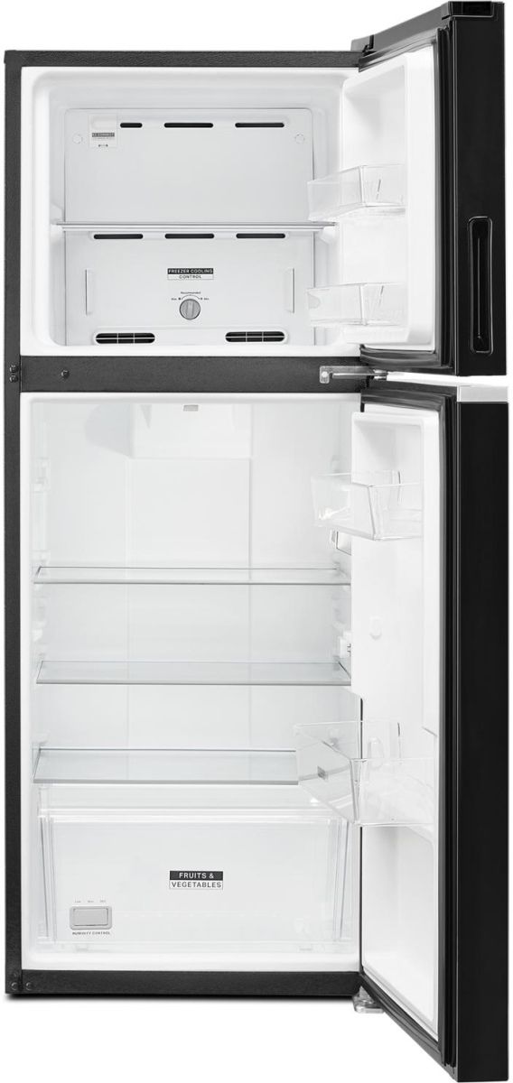 Whirlpool® 11.6 Cu. Ft. Black Counter Depth Top Freezer Refrigerator-1