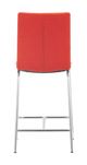 Zuo® Uppsala Tangerine Counter Chair-3