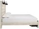 Signature Design by Ashley® Cambeck Whitewash King Panel Bed with 2 Storage Drawers P04964674-2