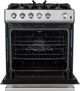 FORNO® Leonardo Espresso 30" Stainless Steel Pro Style Gas Range-1