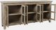 Jofran Inc. Rustic Shores Watch Hill Brown Gray 6-Door Low Accent Cabinet-3