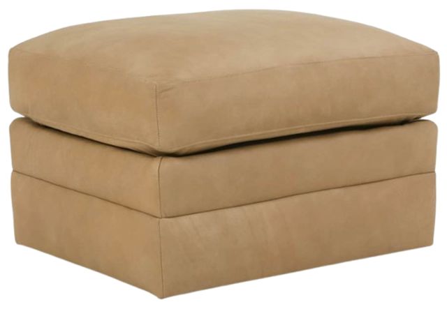 Rowe® Customizable Madeline Leather Ottoman-0