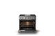 Viking® 5 Series 36" Stainless Steel Pro Style Dual Fuel (NG) Range with Brushed Brass Trim-1